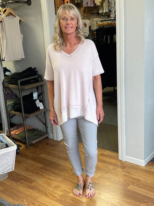 Gray Stretch Pants