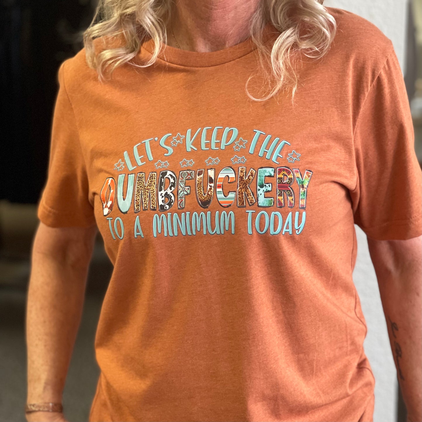 Heather Autumn Dumb Tee