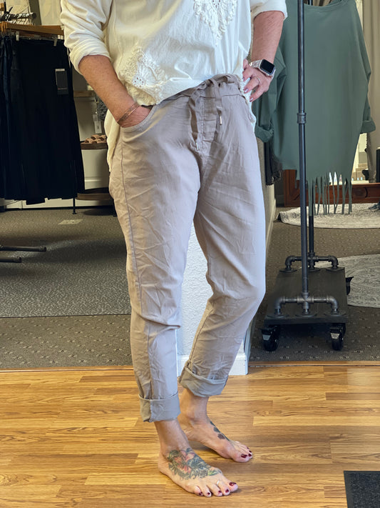 Taupe Stretch Pants