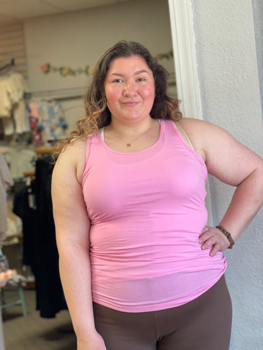 Pink Racerback Tank