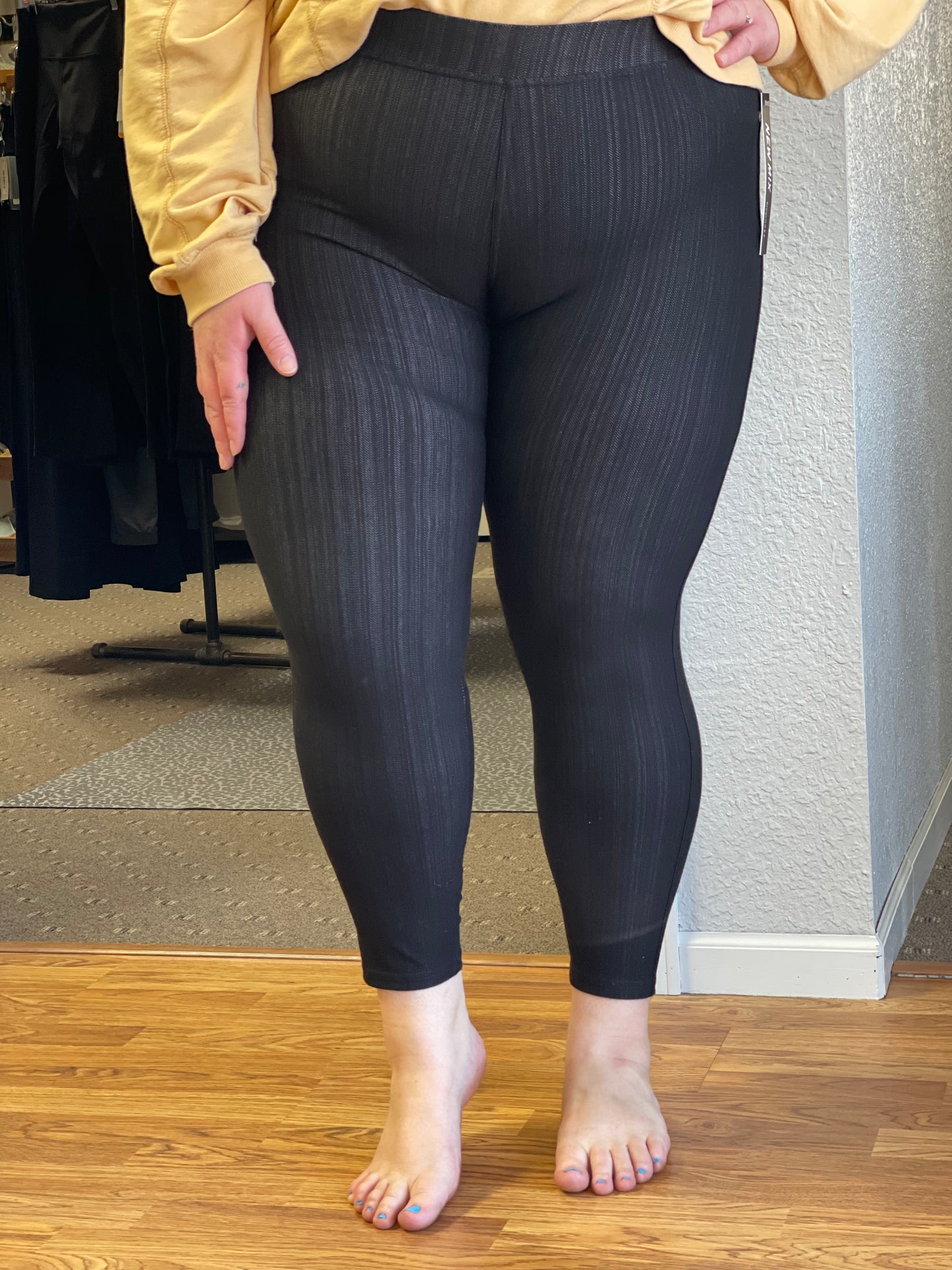 Black Jean Leggings