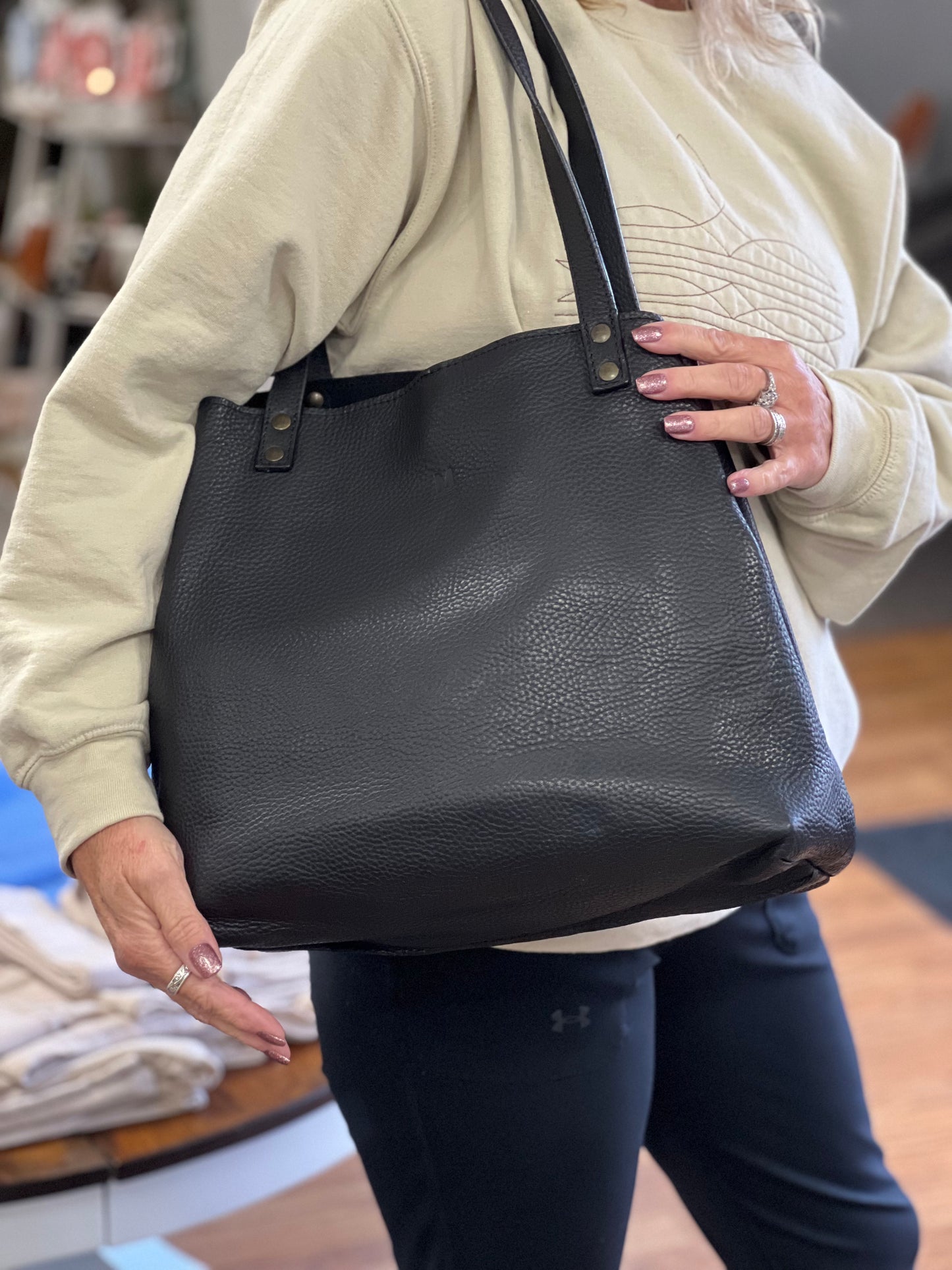 MM Leather Tote