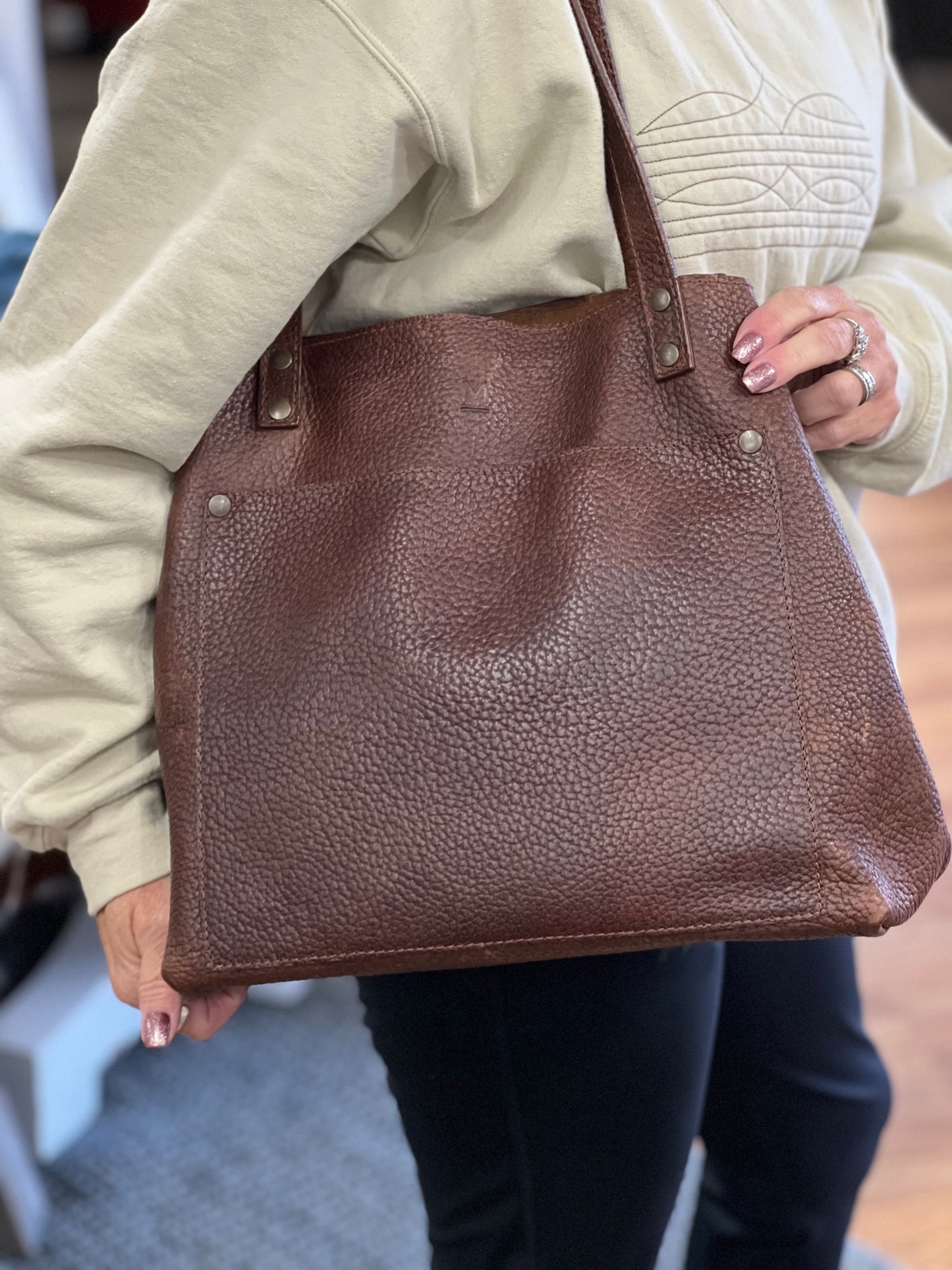 MM Leather Tote