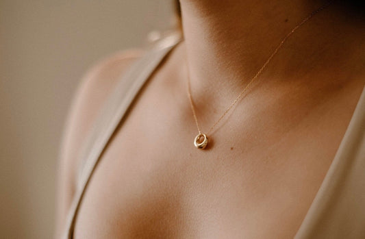 Gold Circle Necklace