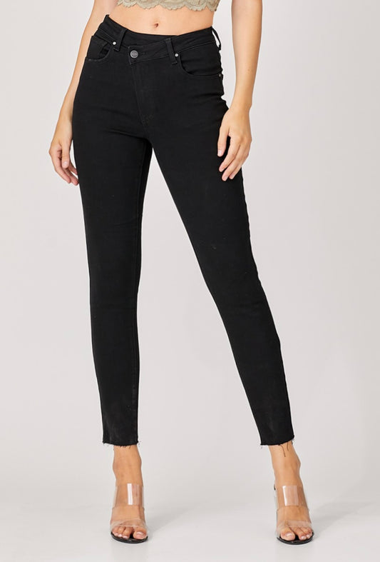 Risen Black Skinny Jeans