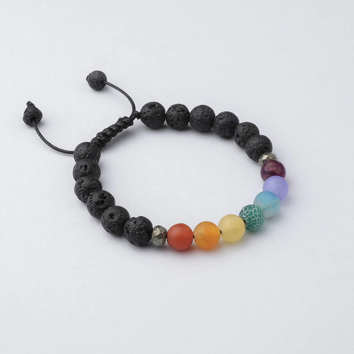 Chakra Agate Diffuser Bracelet