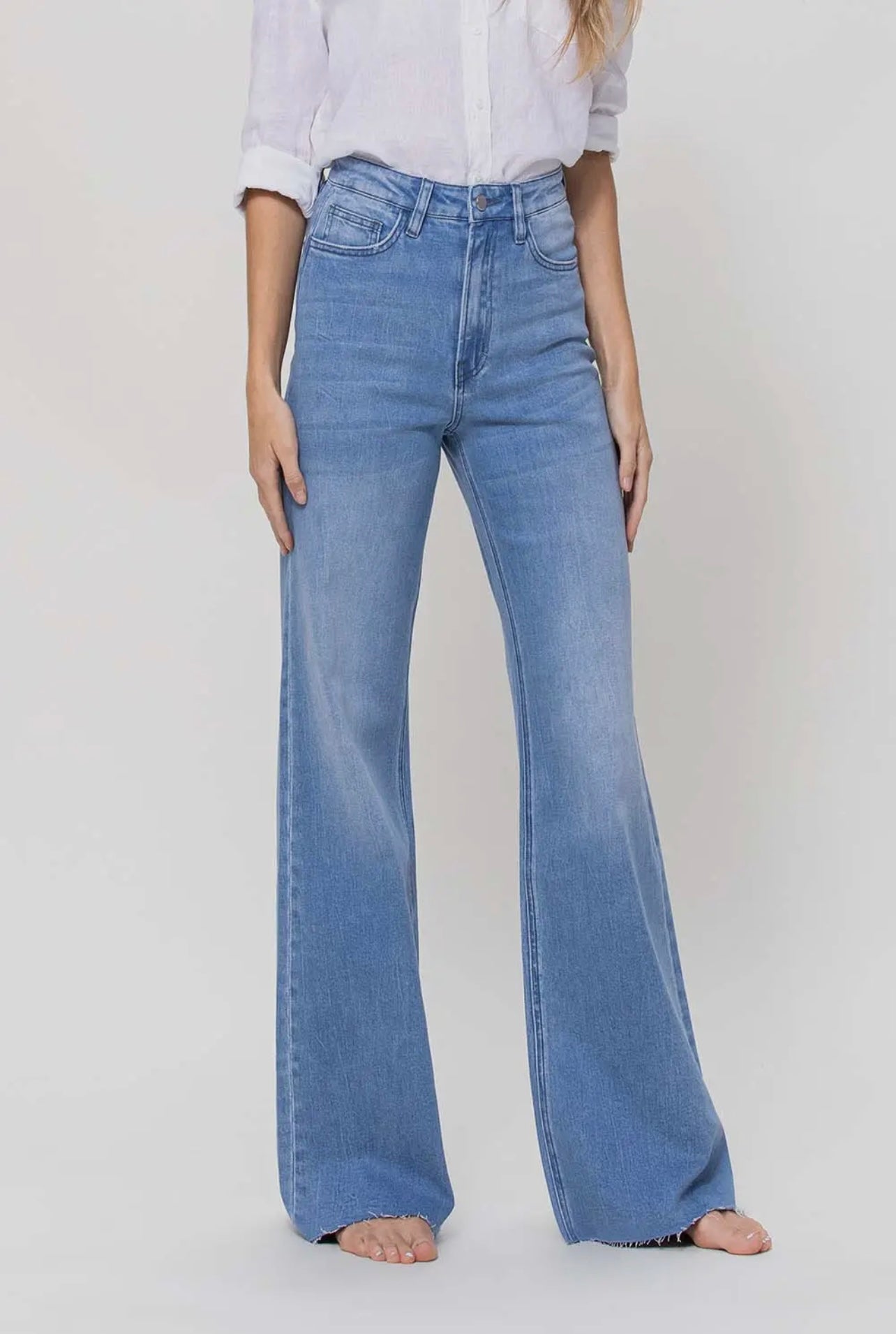 Vervet Super High Rise Wide Leg Denim