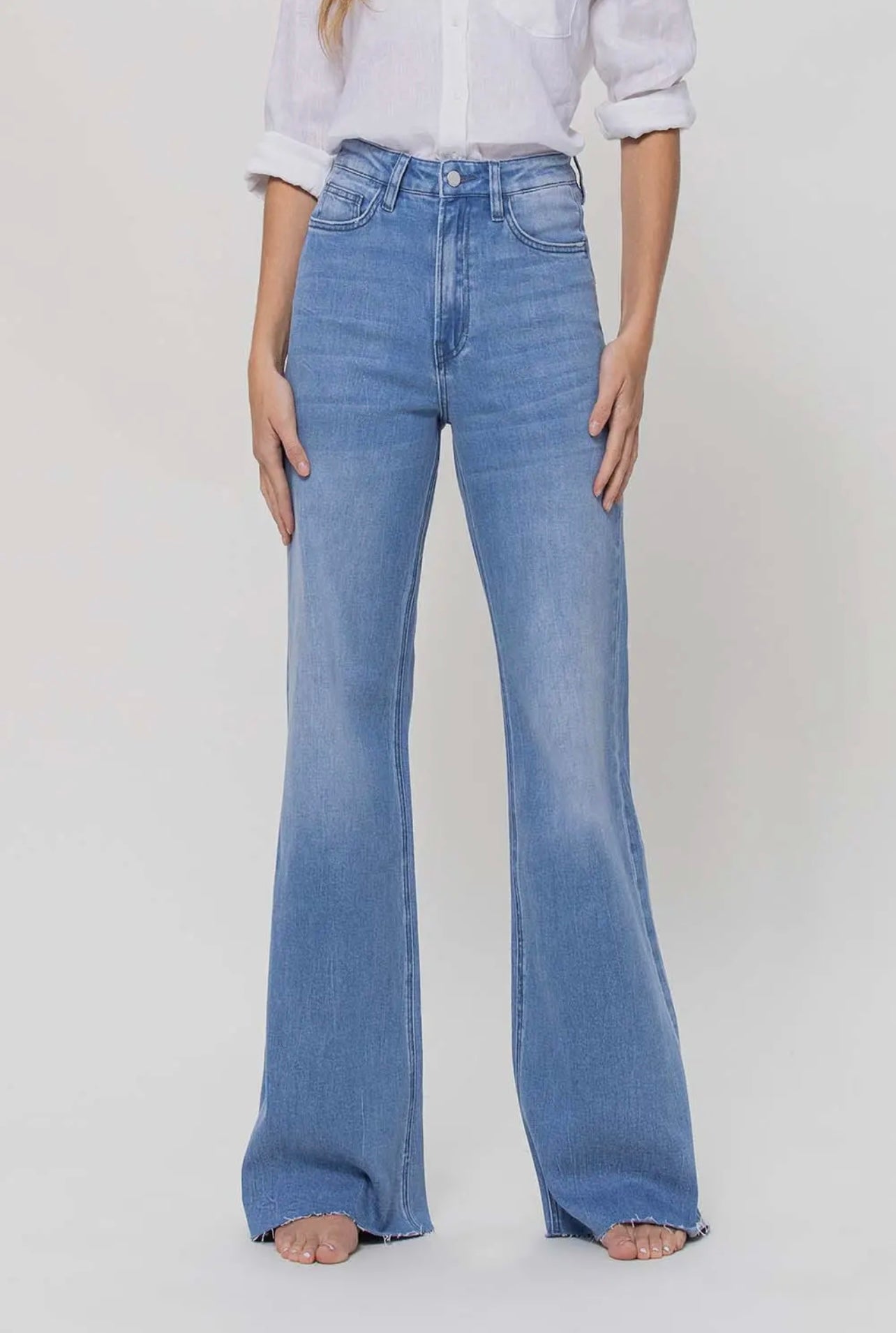 Vervet Super High Rise Wide Leg Denim