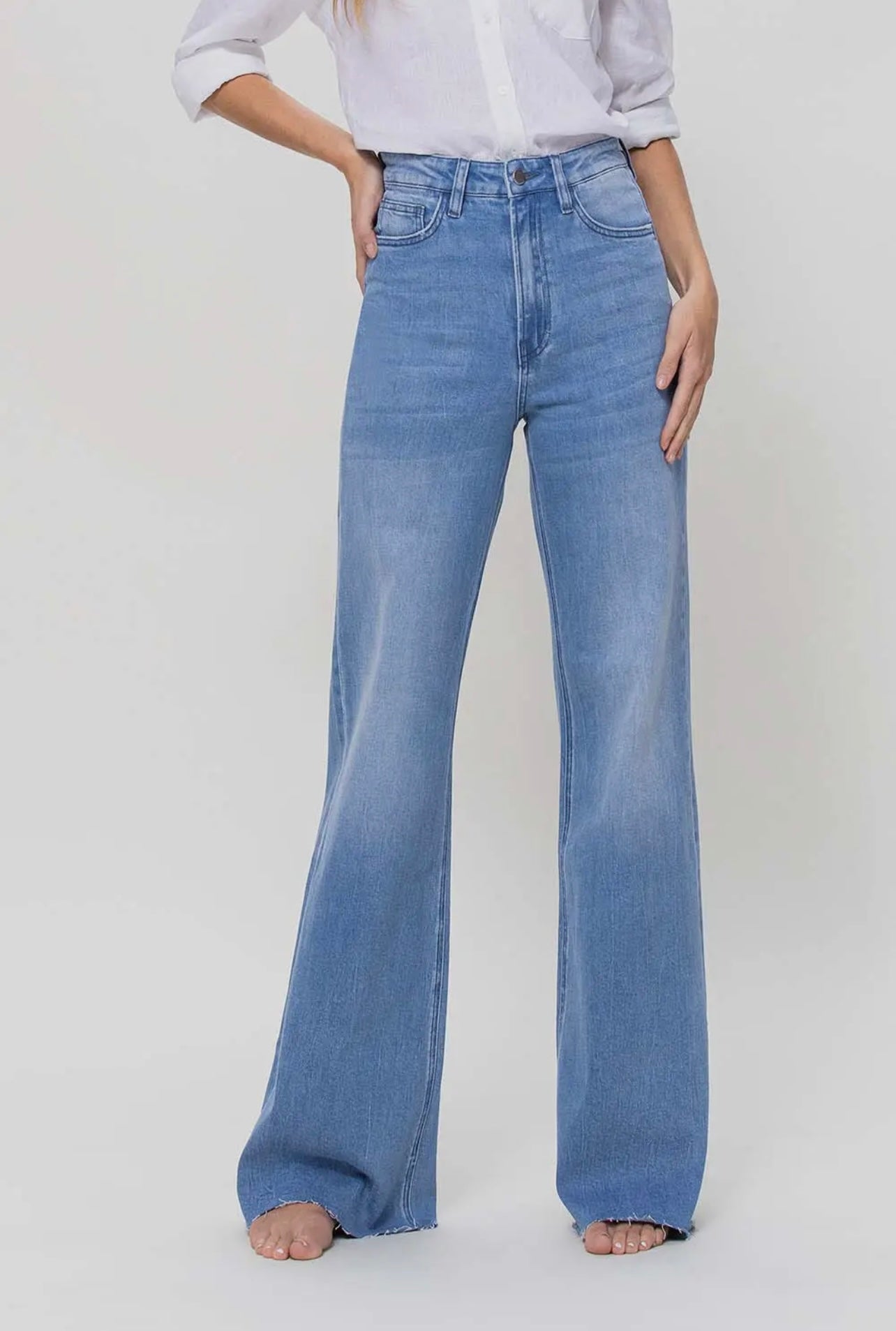 Vervet Super High Rise Wide Leg Denim