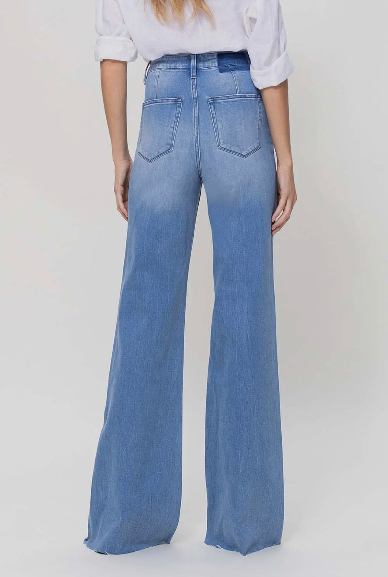 Vervet Super High Rise Wide Leg Denim