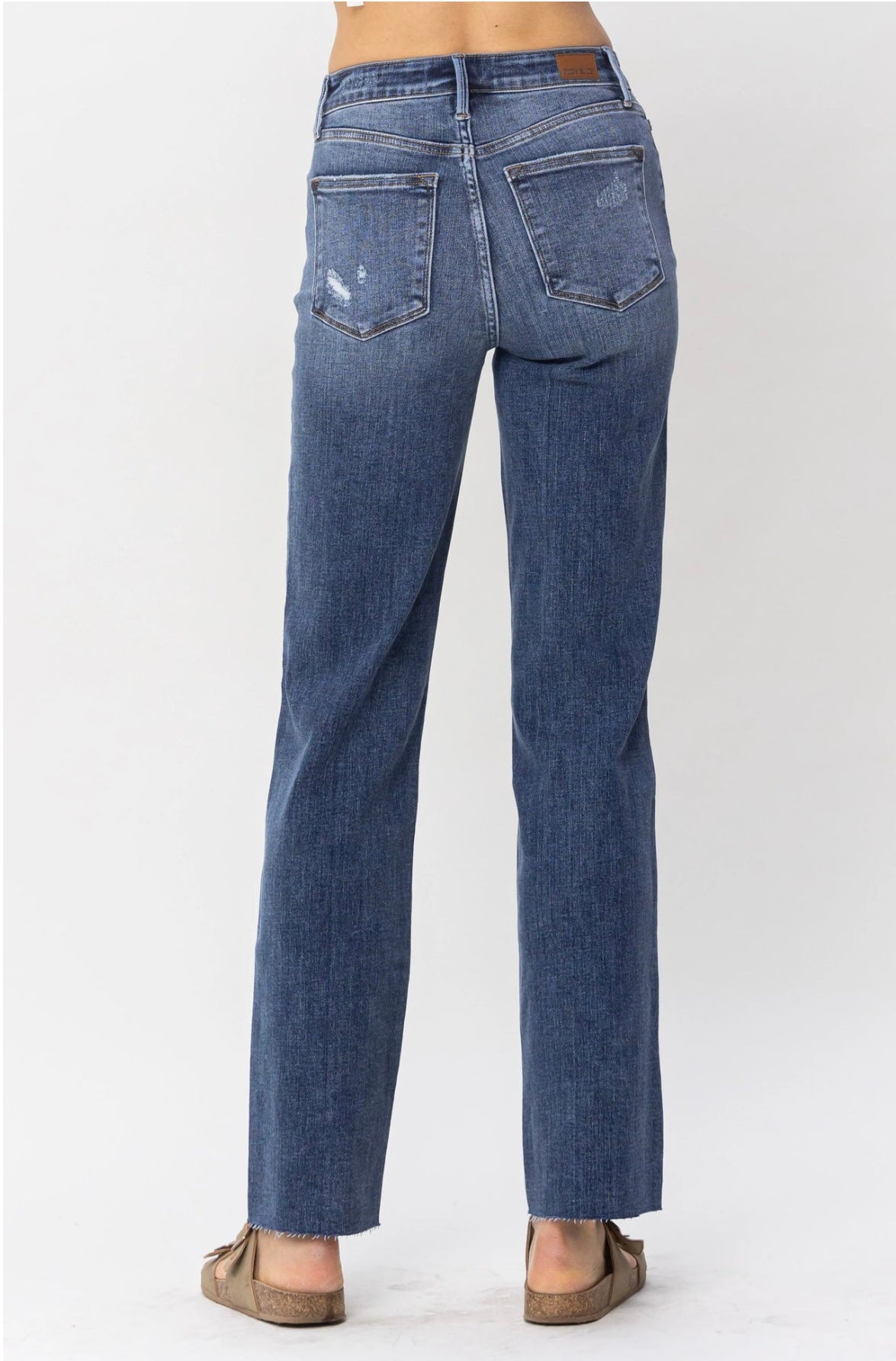 Judy Blue Hidden Button Fly Dad Fit Jean