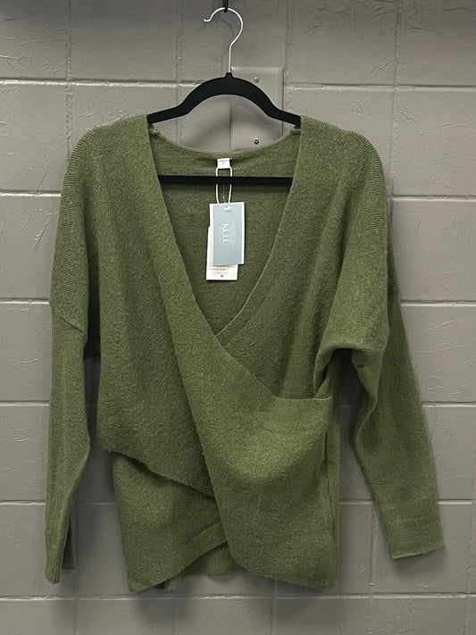 Olive Wrap Sweater