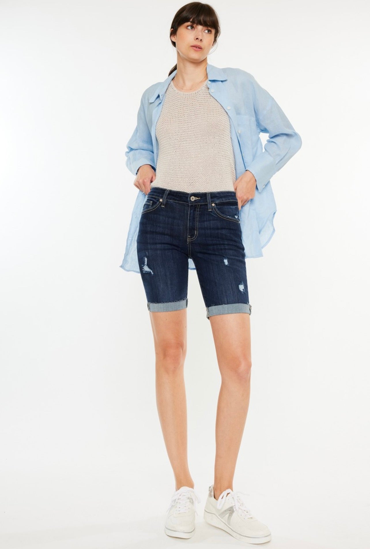 KanCan MidRise Bermuda Shorts