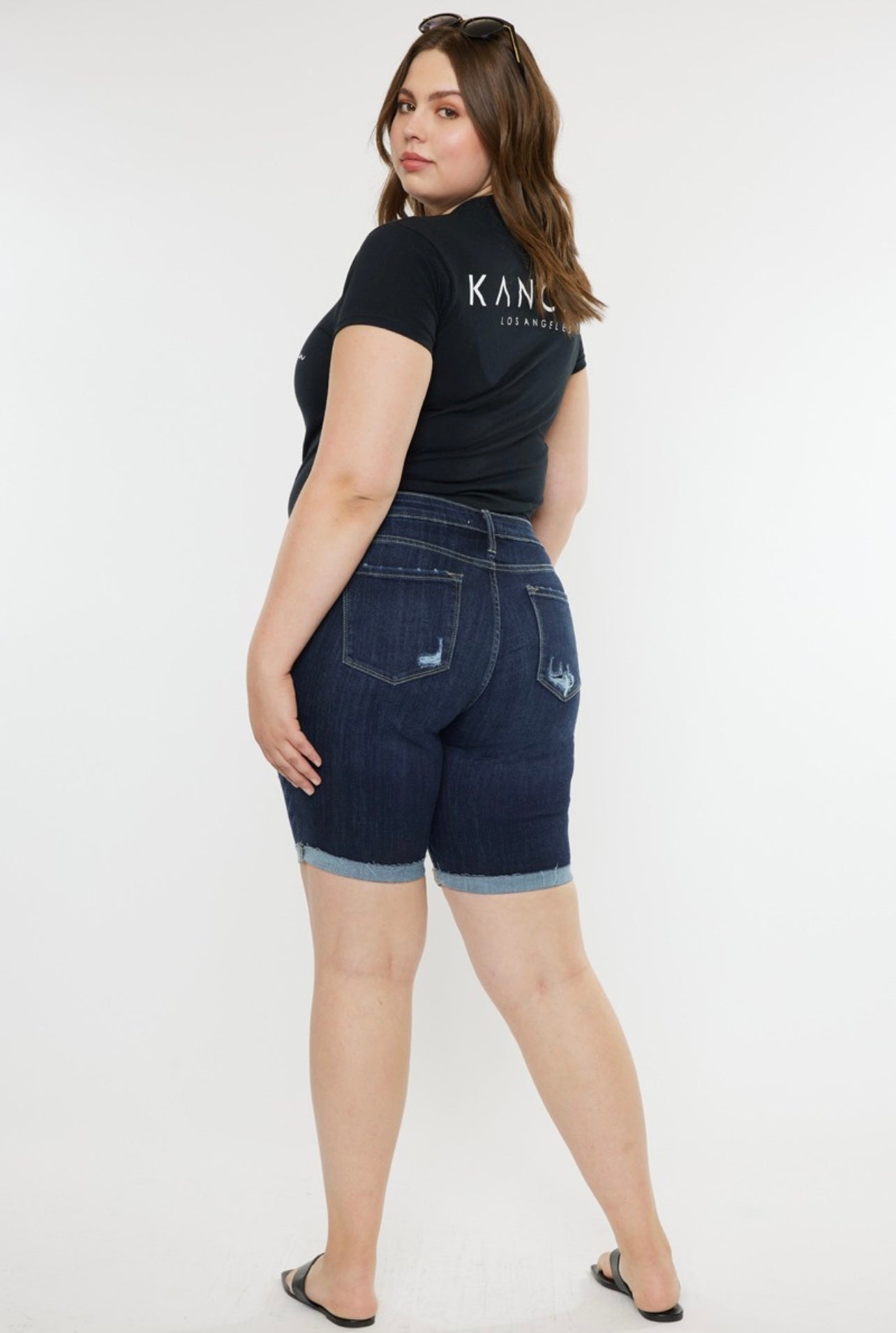 KanCan MidRise Bermuda Shorts