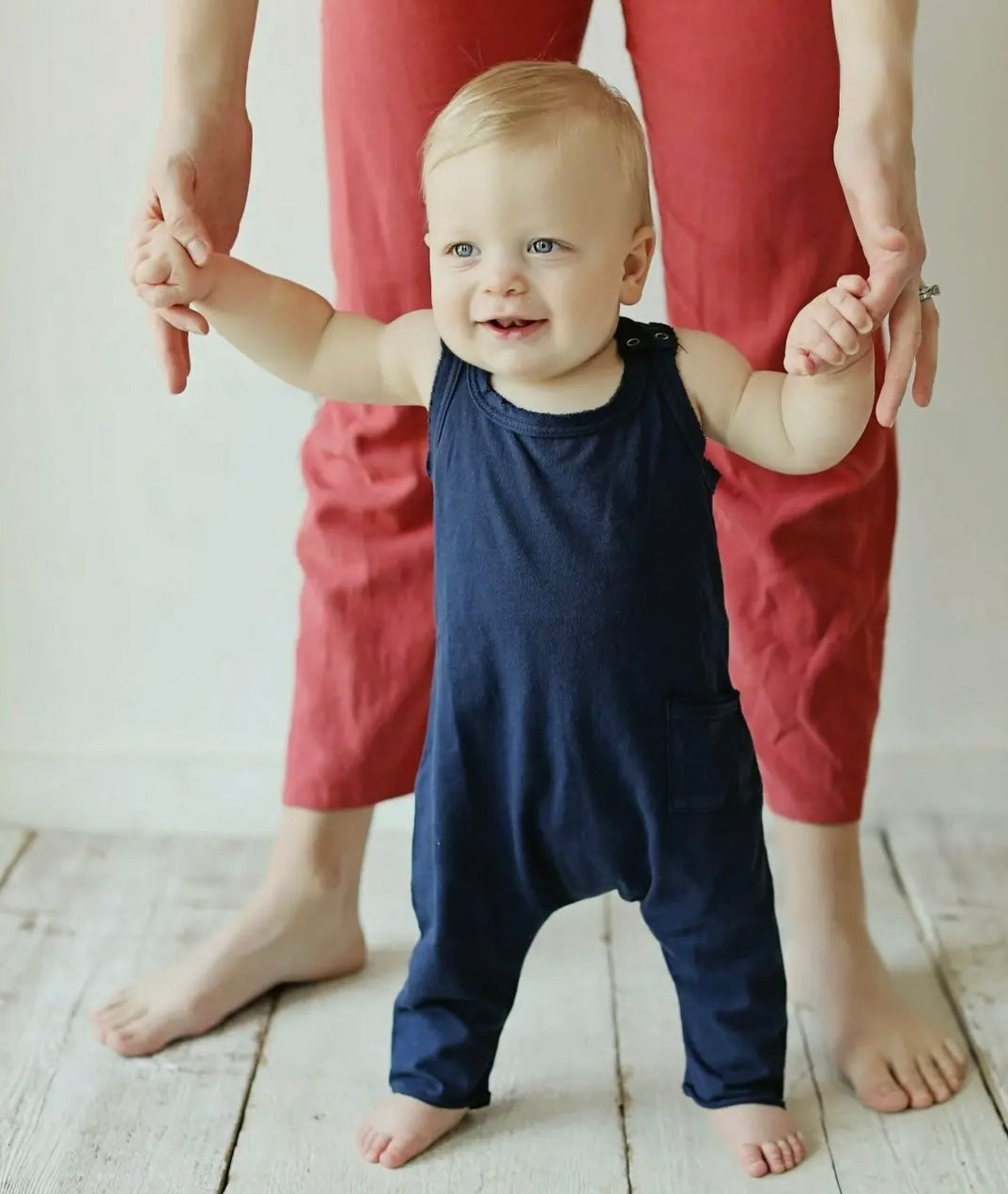 BeMi Navy Romper