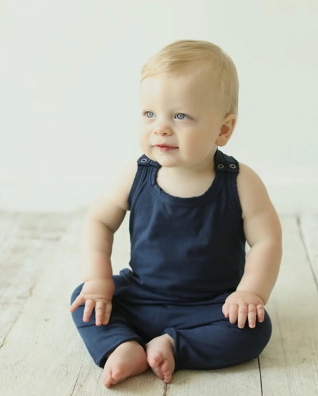 BeMi Navy Romper