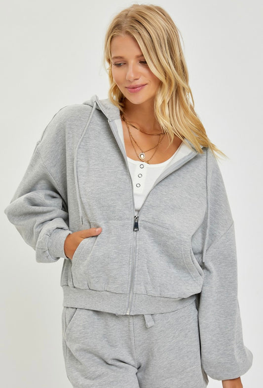 Gray Lounge Hoodie