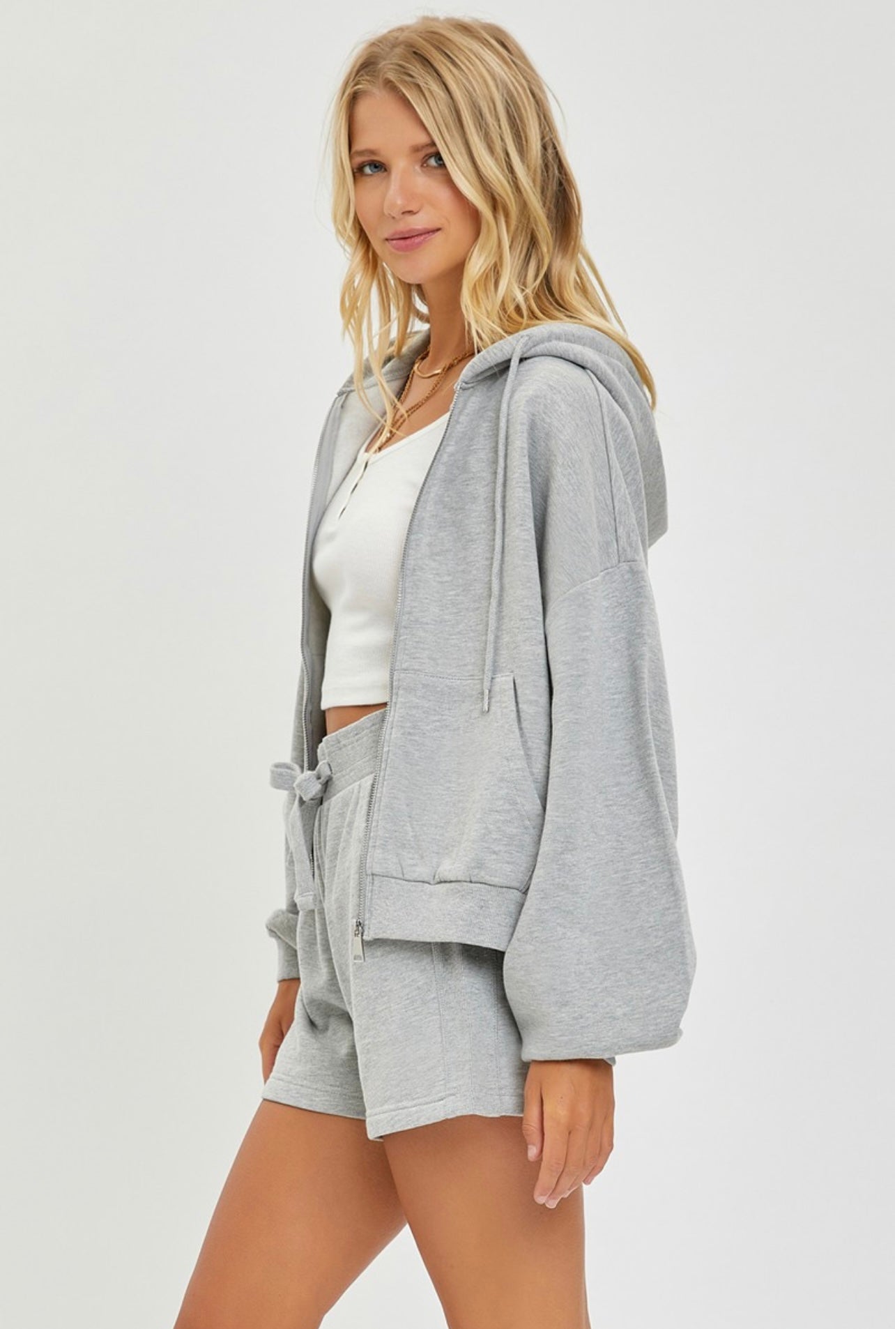 Gray Lounge Hoodie