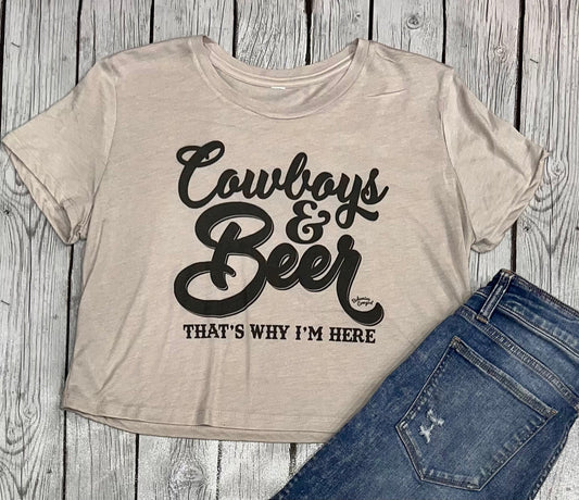 Cowboys & Beer Tee