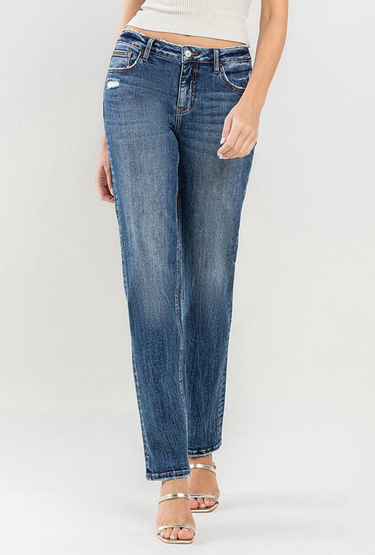 Lovervet Mid Rise Straight Jeans