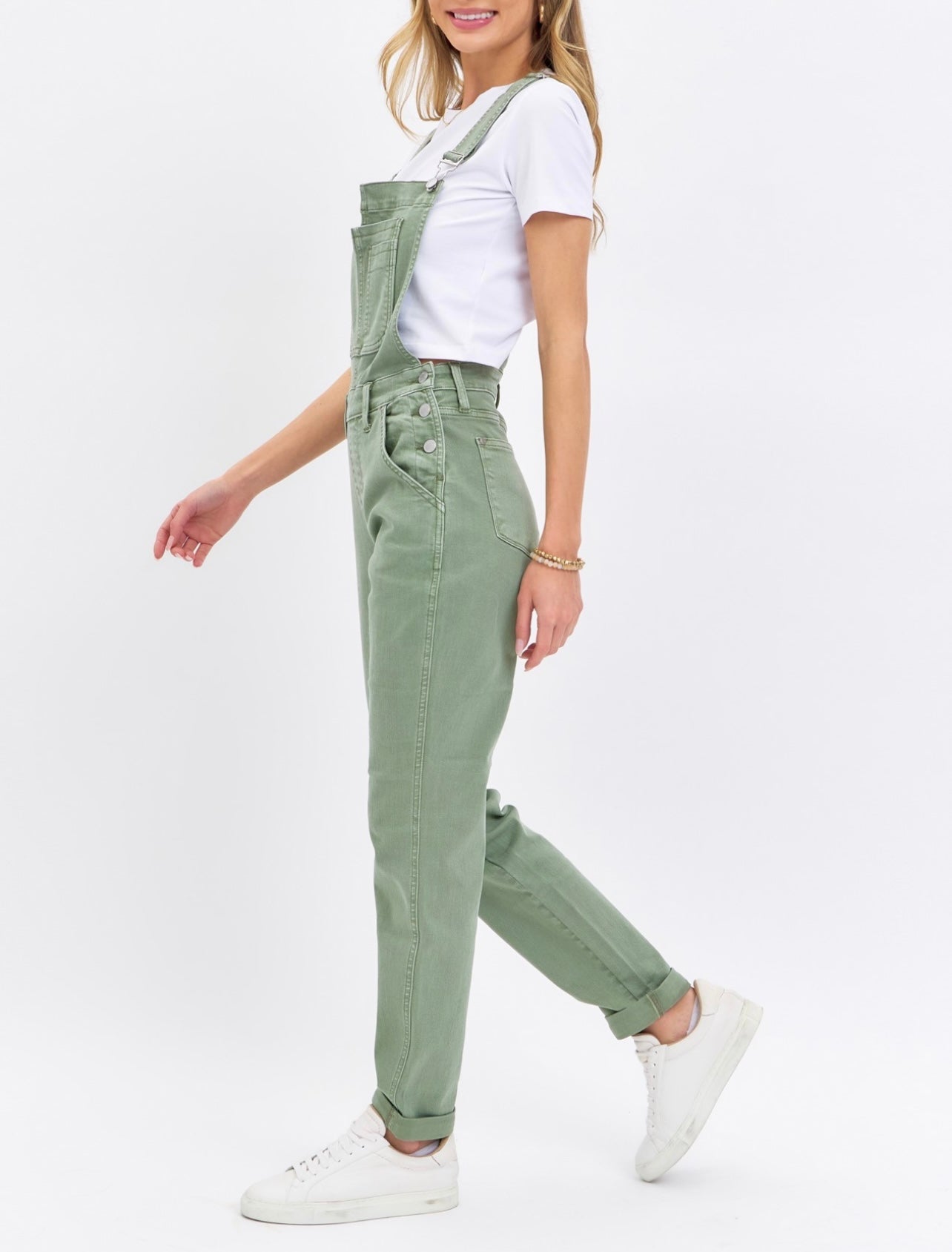 Judy Blue Olive Overall