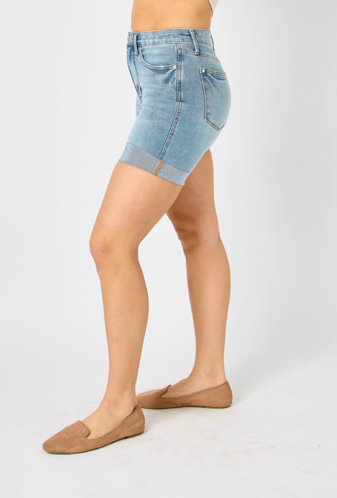 Judy Blue Tummy Control Denim Shorts