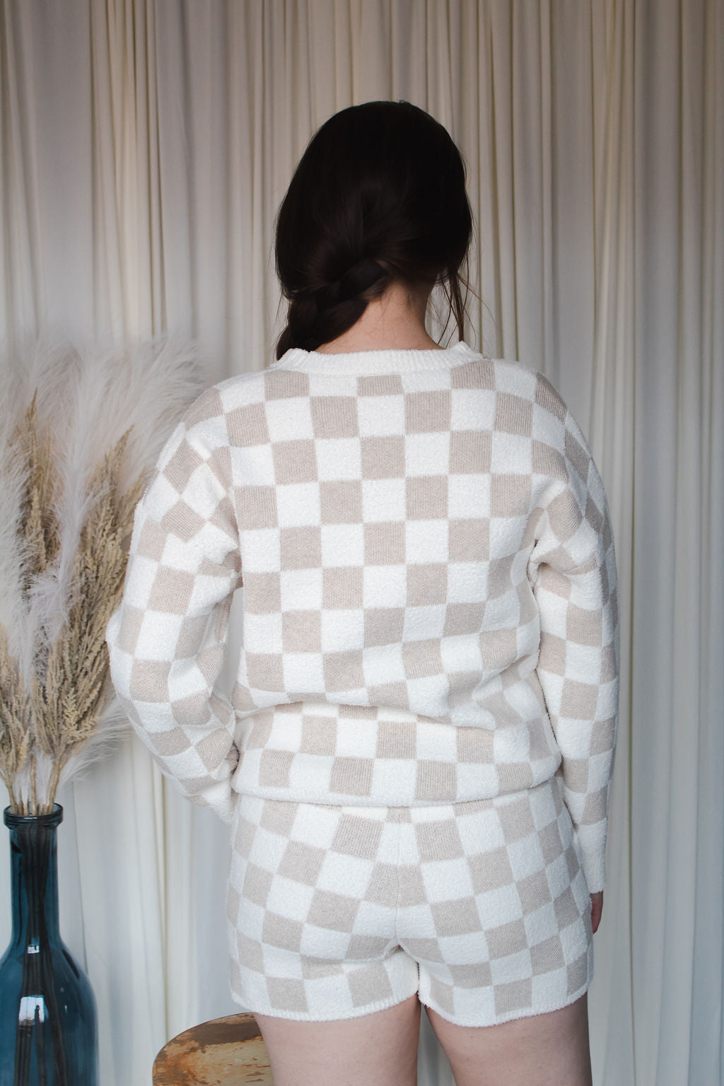 Barefoot Dreams Checkered Pullover